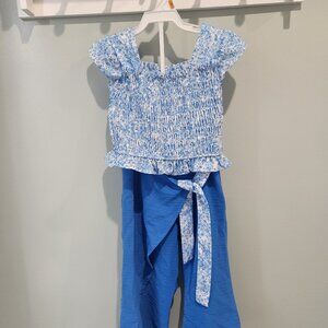 Bonnie Jean outfit set in blue